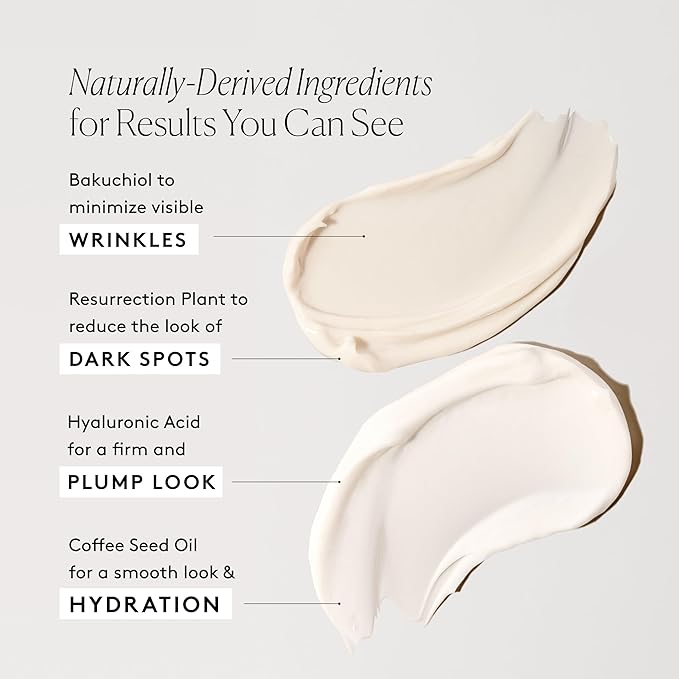Naked & Thriving The Retinol-Alternative Duo | Restore Ultra-Rich Night Cream (50mL) + Revive Firming Eye Cream (15mL) with Hyaluronic Acid and Bakuchiol (Set of 2)