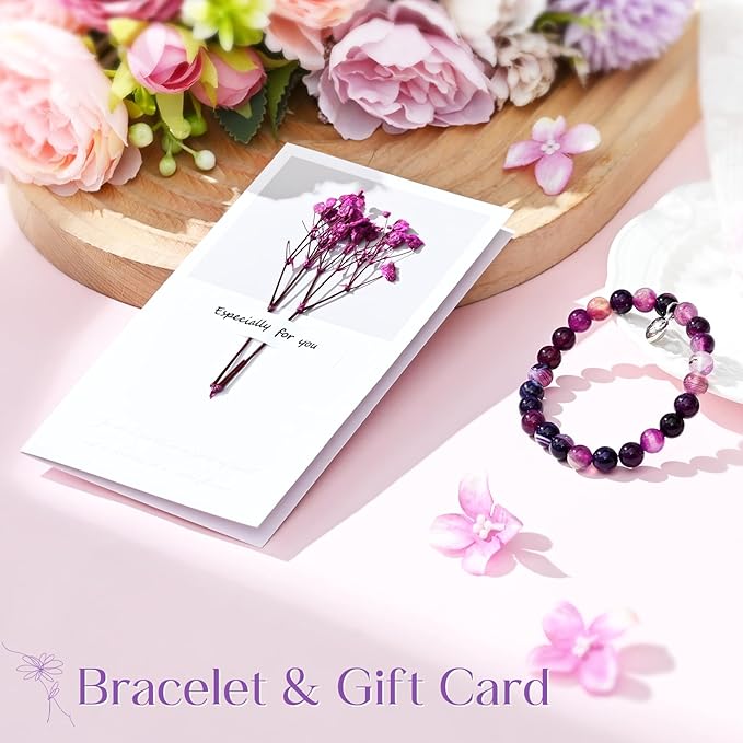 FRAMICS Spa Gifts for Women, Relaxing Spa Gift Baskets for Women, Bath Sets for Women Gift, Relaxing Gifts for Mom, Wife, Sister, Friends, Teacher, Valentine's Day, Mother's Day, 8-Piece, Purple