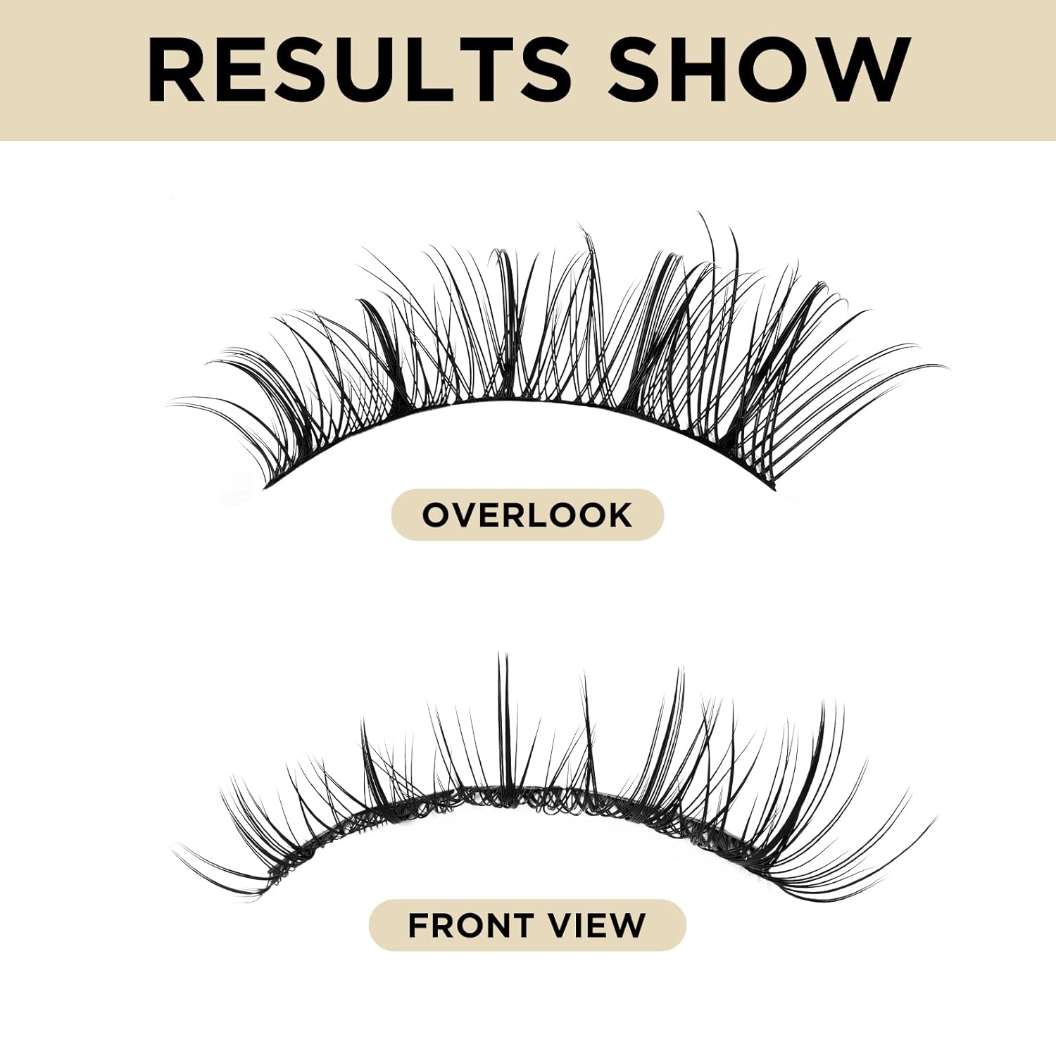 QUEWEL Cluster Lashes 72 Pcs Wide Stem Individual Lashes C/D Curl 8-16mm Length DIY Eyelash Extension False Eyelashes Sparkle Styles Soft for Personal Makeup Use at Home (Sparkle-D-MIX8-16)