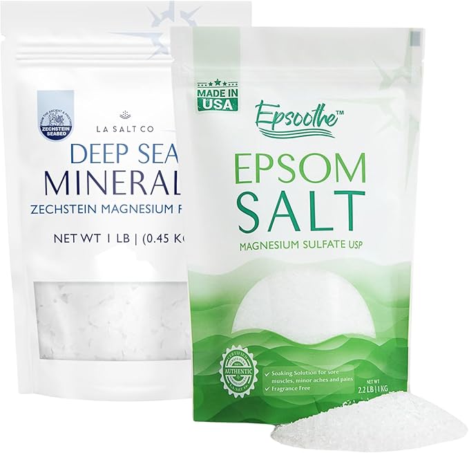 Epsom Salt + Magnesium Flakes Bundle (Pouches)