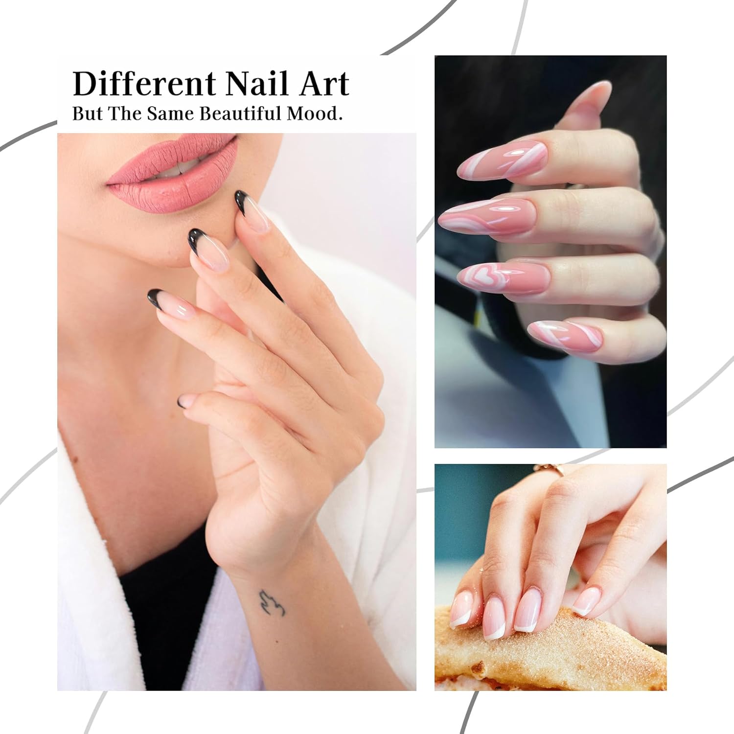 Women Builder Gel for Nails: 2Pcs 7 in 1 Clear Builder Nail Gel Set for Fast Nail Art Set DIY Home Manicure - 15ml Extension Strengthener for Nails Art Design
