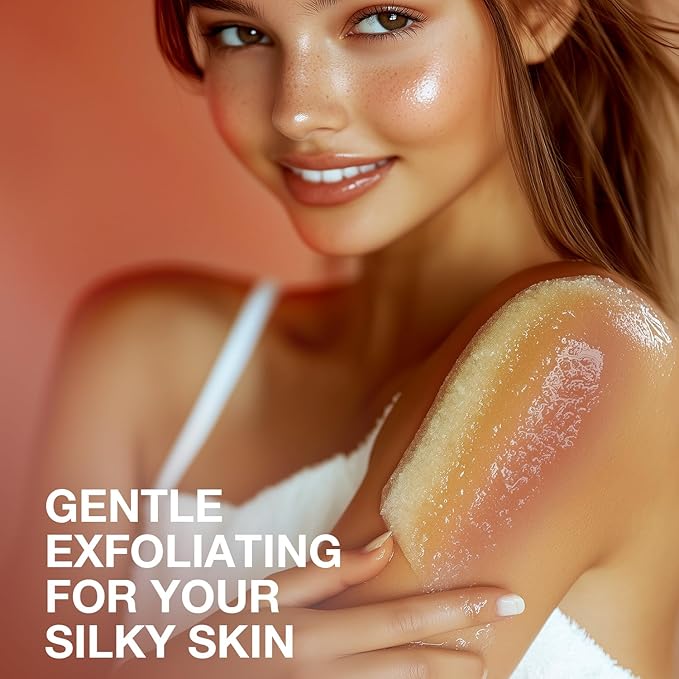 Brown Sugar Scrub, Sugar Scrub For Body, Exfoliating Body Scrub For Smooth And Moisturized Skin, Natural Gifts For Women, 9.52oz