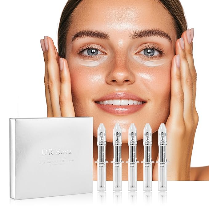 Temporary Eye Tightener Cream, 5 PCS Instant Firm Eye Cream- 60s Instant Under Eyes Tightener - Firm & Reduces Under Eyes Bags - Anti Aging Fine Lines