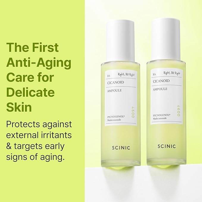 SCINIC Cicanoid Ampoule 3.38 fl oz (100ml) | Anti-Aging & Dark Spot Correcting Serum | Korean Skincare