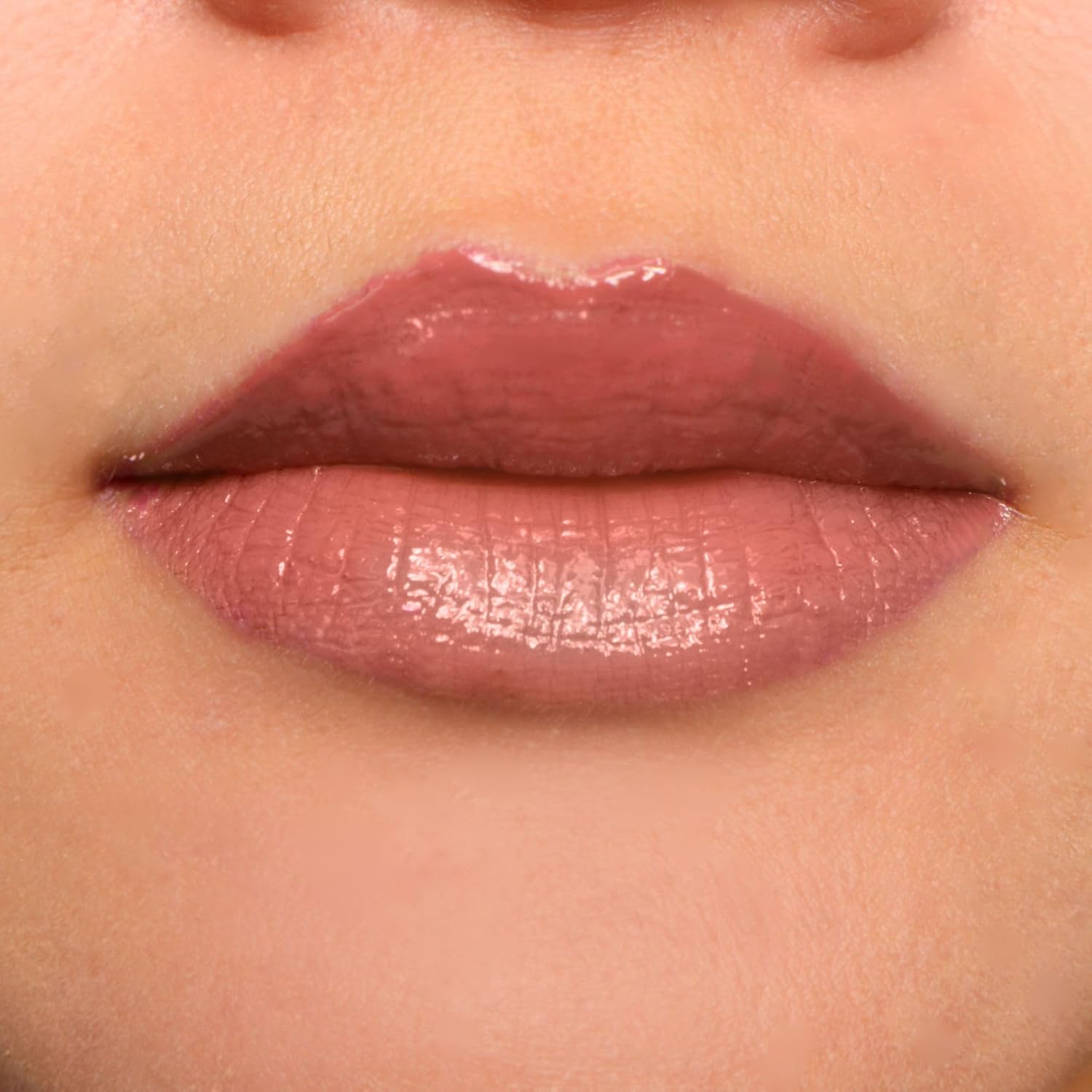 pūrlisse Dew Moisturizing Lip Gloss - Hydrating & Non-Sticky Long Lasting Lip Gloss - Enriched with Bakuchiol, Mango Seed Butter & Avocado Oil to Soften & Smooth - Pink Nude (0.25 oz)