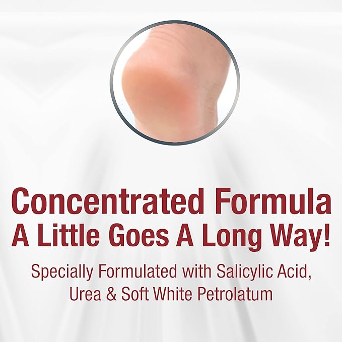 Kerasal Intensive Foot Repair Skin Healing Ointment for Cracked Heels and Dry Feet 1 oz , 2 Count, (Pack of 2)