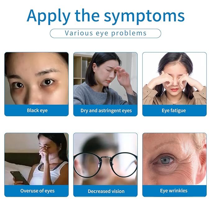 tigerty Under Eye Patchs Eye Mask for eye fatigue Dark Circles and Puffiness Wrinkle Eye Bags lighten crow's feet 5 Pairs