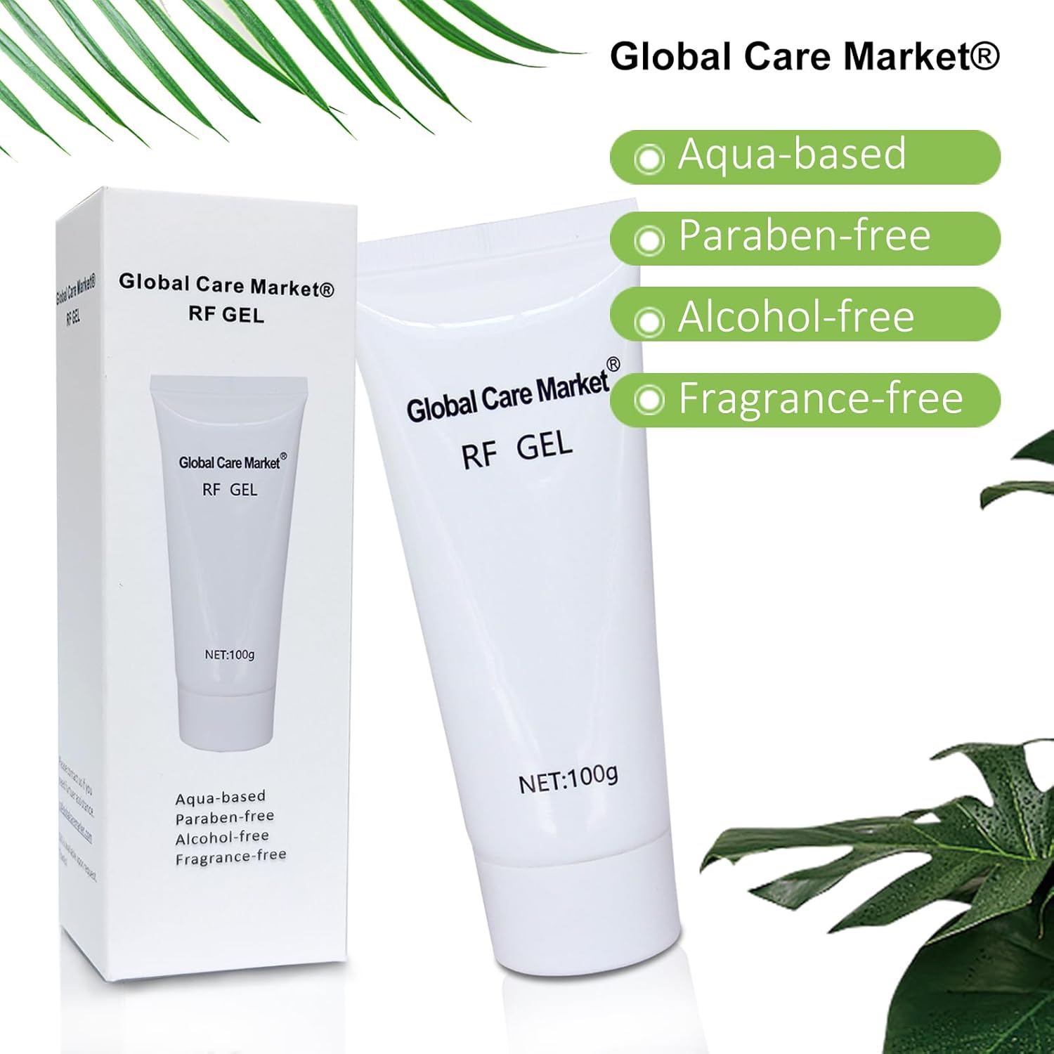 RF Conductive Gel for Microcurrent Facial Device, Hydrating Cream for Radio Frequency Skin Tightening Machines, Paraben-free Skin Cooling Gel for IPL Hair Removals