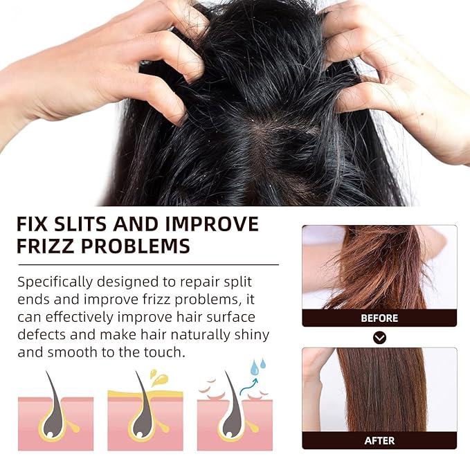 Professional Keratin Hair Mask - Hair Treatment Mask for Dry Damaged Hair - Repair Nourishment Beauty - All Hair Types Masque - 3.5 OZ