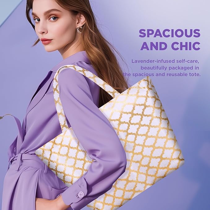 Gift Baskets for Women Spa Gift Baskets Spa Luxetique Tote Bag for Her Bath Sets