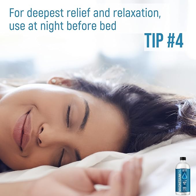 Magnesium Oil for Muscle Recovery Bath Soak and Lavender Magnesium Lotion (2 Pack Bundle)