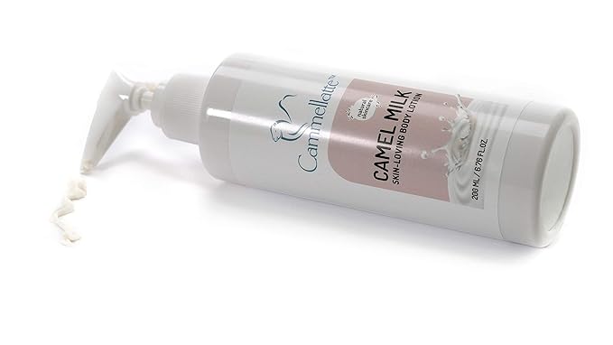 Camel Milk Body Lotion. Daily Moisturizer, Natural Skincare, Containing Superfood Camel Milk with Vitamins, AHAs, and Fatty Acids 6.76 Ounces