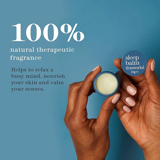 THISWORKS sleep balm: 100% Natural Multi-Purpose Balm with Sleep-Inducing Lavender Oil, 8.6g | 0.35 oz