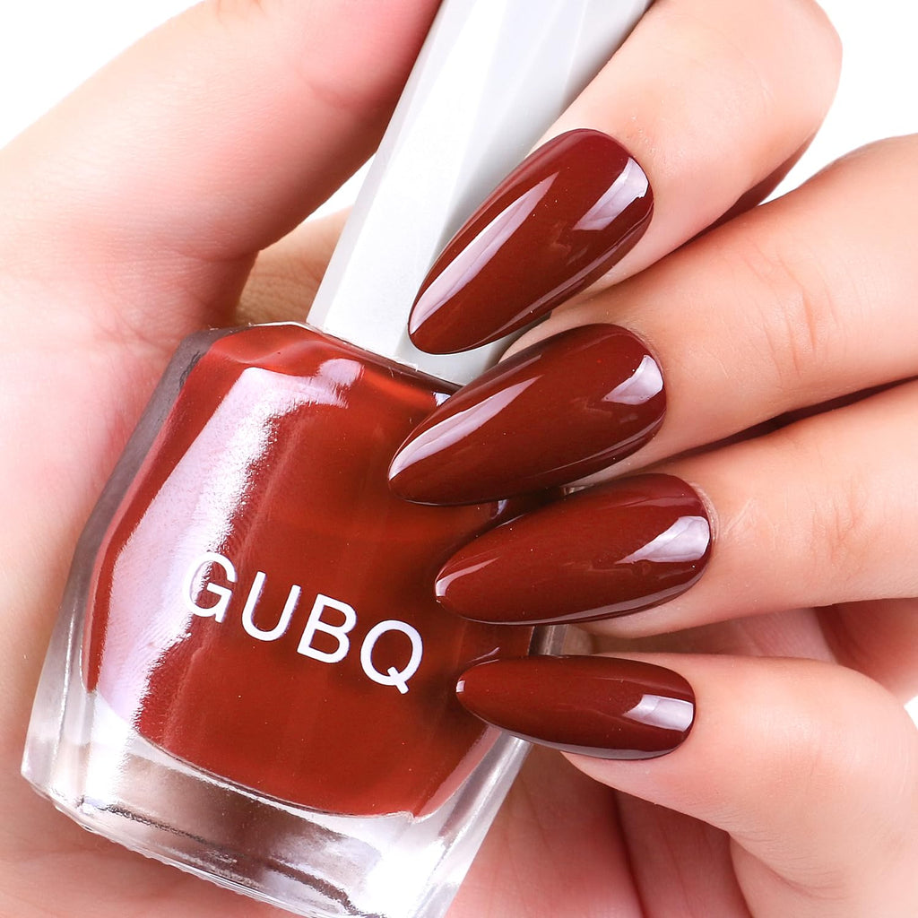 Major Dijit Quick Dry Nail Polish 12ml/0.41fl oz Brown Regular Nail Lacquer Fast Drying & Long Lasting Nail Polish Nail Art Effect for Nail Salon