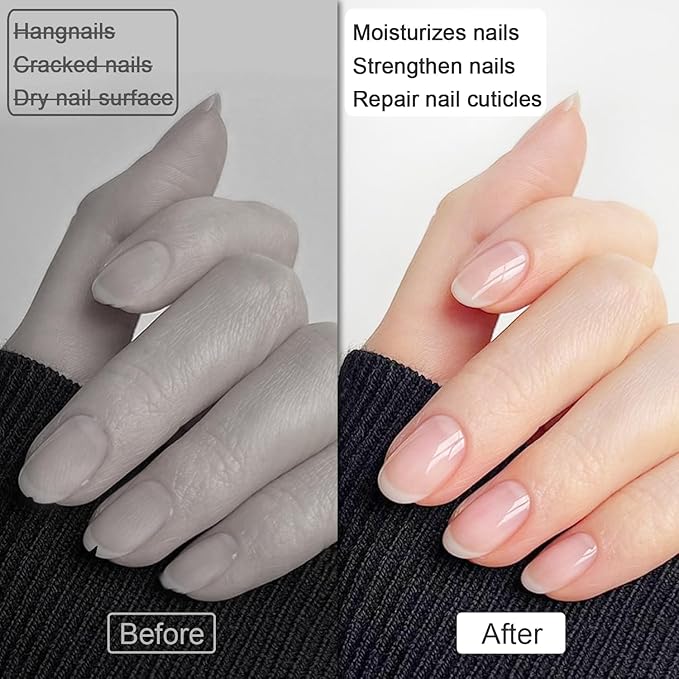 Cuticle Oil, Revitalizing Cuticle Oil for Nails with Vitamin E Cuticle Oil Scented Repairs Cuticles Nail Treatment Moisturizing Nail Strengthener 73ml/2.6 Fl Oz (Ocean Flavor)