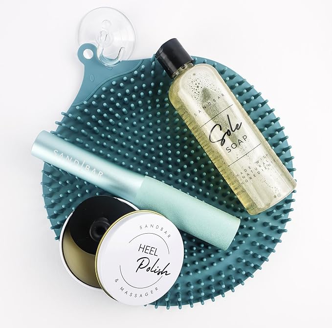 SandBar Heel Revival Regimen Mother's Day Gift - Home Pedicure Kit, Foot Spa Kit Pedicure Set, Foot Care Products for Soft, Smooth, Callus-Free Feet - Morning Glory