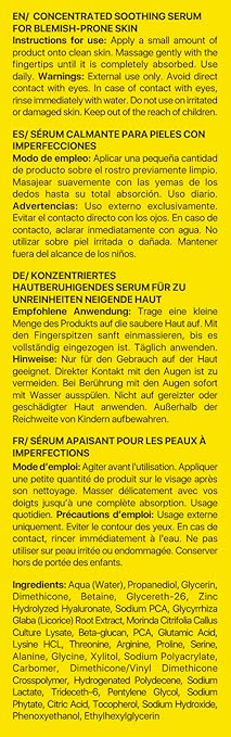 ZITCALM SERUM - Soothing Anti-Redness Serum