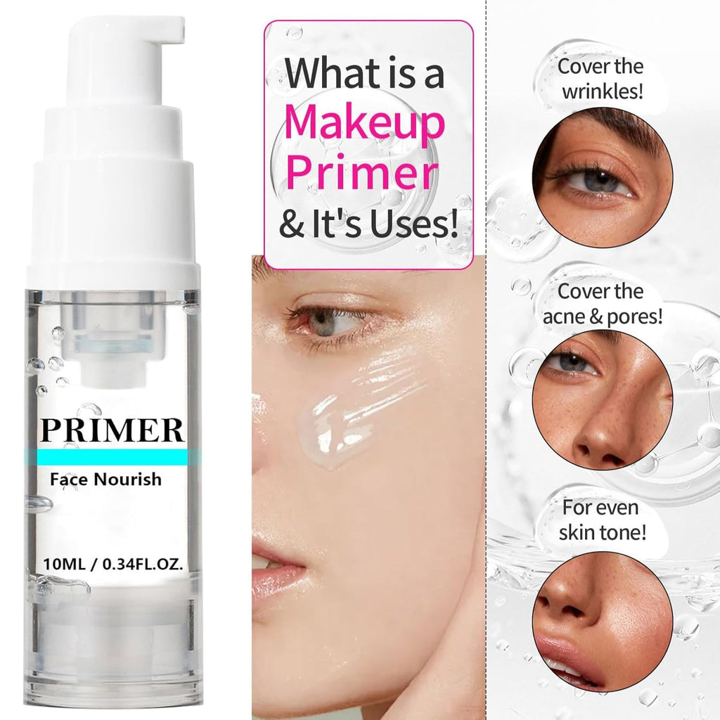 AirBrush Foundation Spray With Primer and Brush, Silky Mist Foundation Spray Makeup, Full Coverage Foundation for Smooth Radiant Finish, Formula Breathable Lightweight Hydrating(#4 Porcelain)