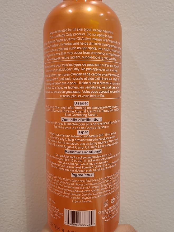 MAKARI Extreme Argan & Carrot Oil 3 Piece Gift Set - Exfoliating Soap, Tone Boosting Body Lotion & Face Cream Ideal for All Skin Types, Botanical Self Care Kit for Women