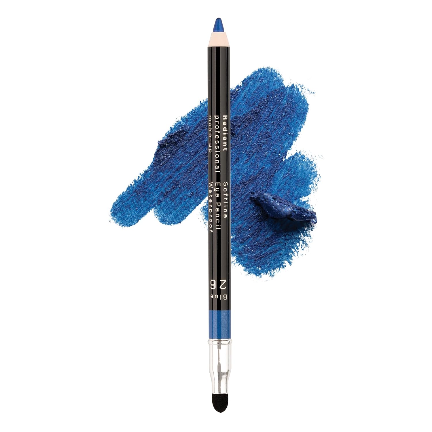 Radiant Professional Waterproof Eyeliner Pencil - Eyeliner Waterproof Smudge Proof for Woman - Long Lasting Under Eye Pencil for Smoky Eye - Soft Waterline Eye liner Smudger Tool, Blue (26)