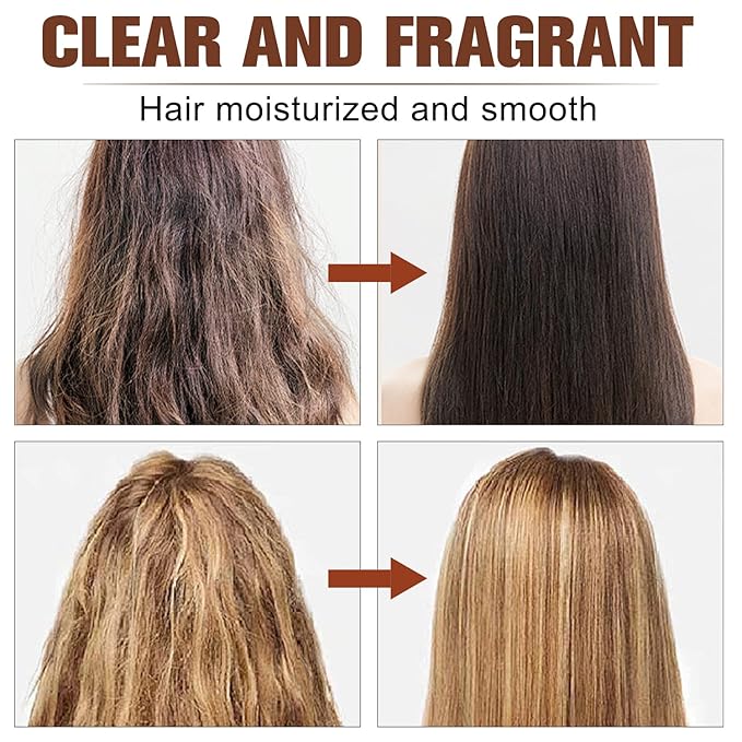 OUHOE Nourishing Treatment - Collagen Hair Mask, Deep Conditioner for Dry, Damaged Hair (2Pcs)