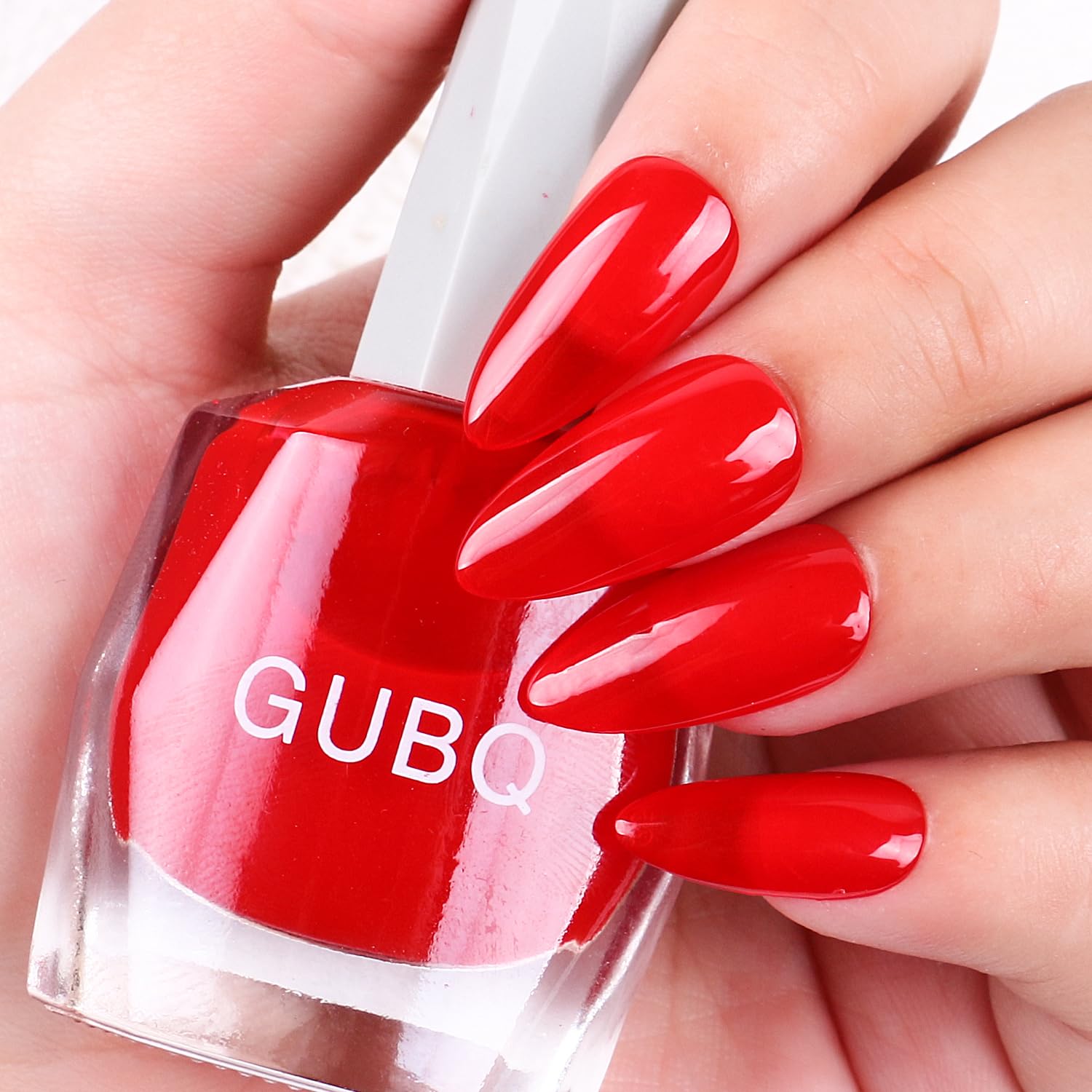 Major Dijit Quick Dry Nail Polish 12ml/0.41fl oz Red Regular Lacquer Fast Drying & Long Lasting Polish Art Effect for Salon