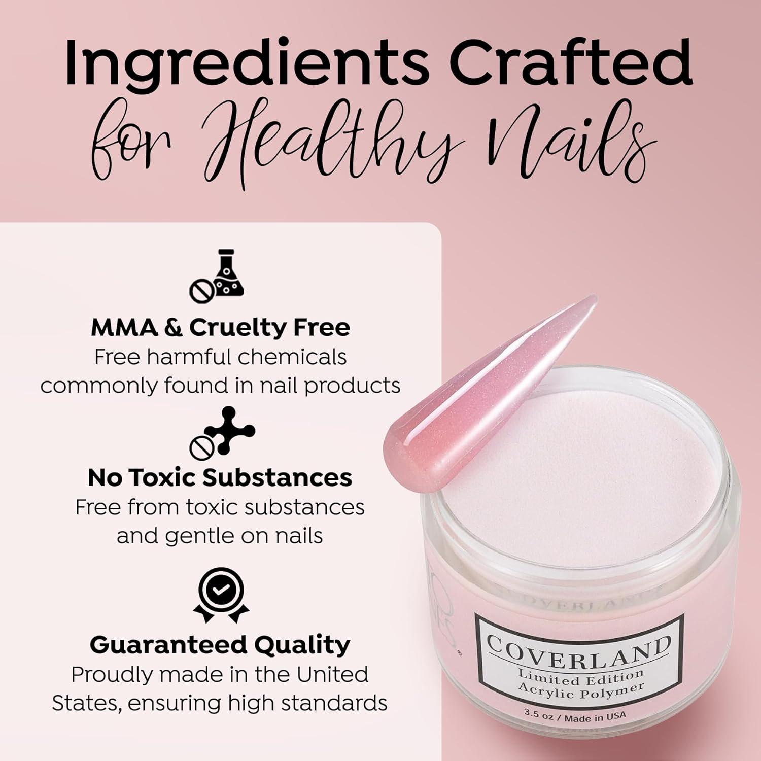 Coverland Acrylic Powder 3.5oz "Tan Nude" - Limited Edition