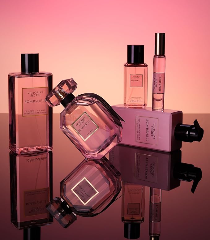 Victoria's Secret Bombshell Fragrance Body Lotion, Notes of Purple Passion Fruit, Shangri-La Peony & Vanilla Orchid (8.4 oz)