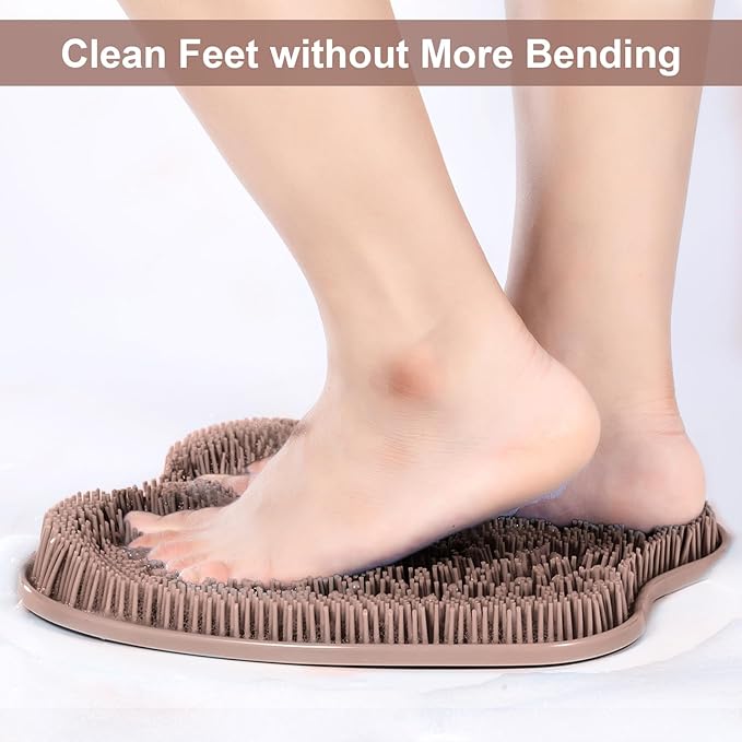 2Pack Shower Foot Scrubber Mat Bundle Deal