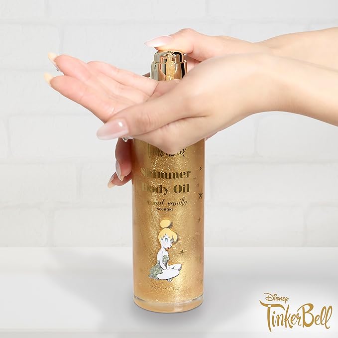 Belle Maison Disney Skin Care with Coconut Vanilla - Luxurious Skin Care Infused with Coconut Oil, 190ML/6.4 FL OZ, Body Oil