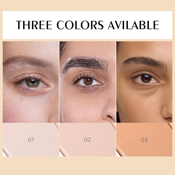 Mineral Sunscreen Eye Cream, 3-in-1 Anti-Aging Sunscreen Under Eye Treatment Cream, SPF 35, Mineral Concealer for Smooth Eyelines Cover Dark Circles, 01