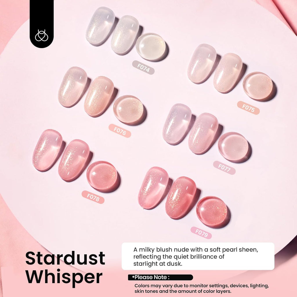 Beetles Rubber Base Gel Nail Polish – Glitter Nude Pink Builder Base Coat for Natural Nails, Nail Strengthening, Long-Lasting Soak Off UV LED Gel Gift for Women