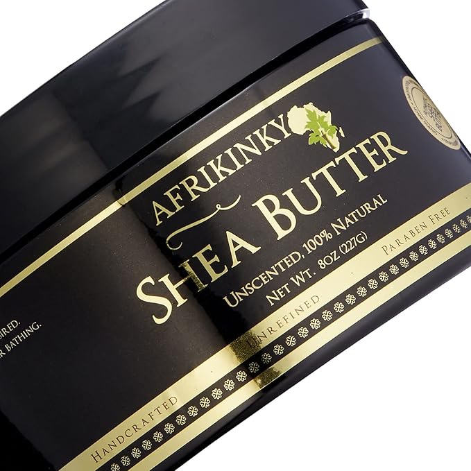 Shea Butter -Unrefined Pure Raw Grade A Ivory Authentic 8oz – Skin Nourishing, Moisturizing