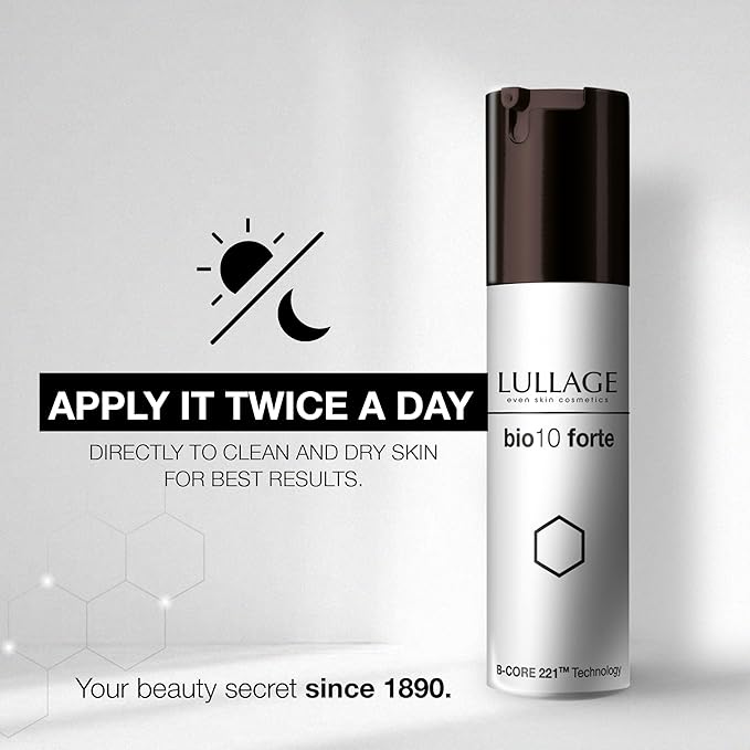 LULLAGE bio10 forte Dark Spot Corrector Fluid for All Skin Types, Formulated with B-CORE 221TM and Soy Isoflavones to help reduce dark spot appearance (1 Fl Oz)