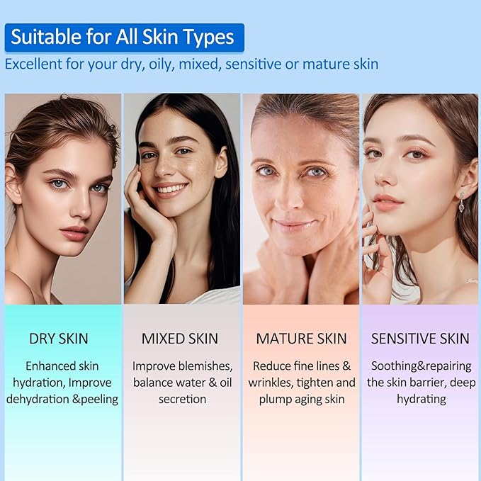 5% Hyaluronic Acid Serum For Face, Ultra Hydrating Vials 4D Hyaluronic Acid Tubes, Anti-Aging Serum For Women Moisturizing, Plumping, Nature Perfection Skin Rejuvenate Face Serums, Single-Use, 30PCS