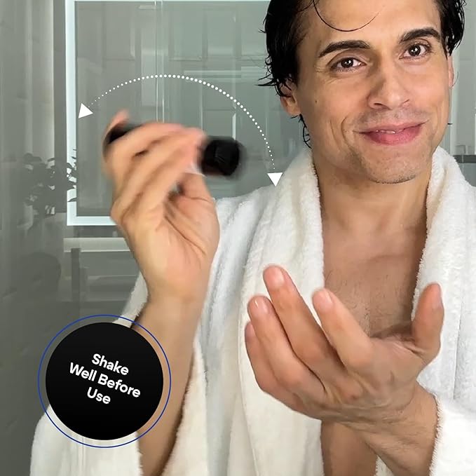 Titan High Potency Anti Aging Peptide Serum for Face - Men's Gentle Multi Peptide Moisturizer with Hyaluronic Acid, 5% Niacinamide, Vitamin C, Vitamin E, and Ceramides - Unscented, 1 Fl Oz