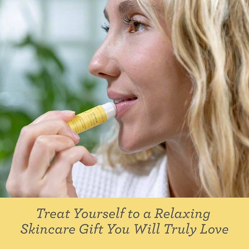 Lizush Luxury Spa Gifts for Women - 6 Piece Citrus Spa Gift Baskets for Women, Relaxation Birthday Gift Set, Handmade in the USA, Self Care Gift Sets For Wife, Mom, Co-Worker, Best Friend