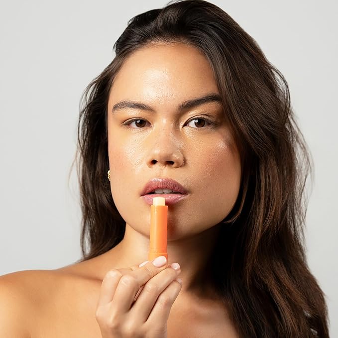 Mango Lip Balm Set - Hydrating Lip Balm Moisturizer with Aloe Vera for Deep Nourishment - Castor Oil Enriched - 3 pc