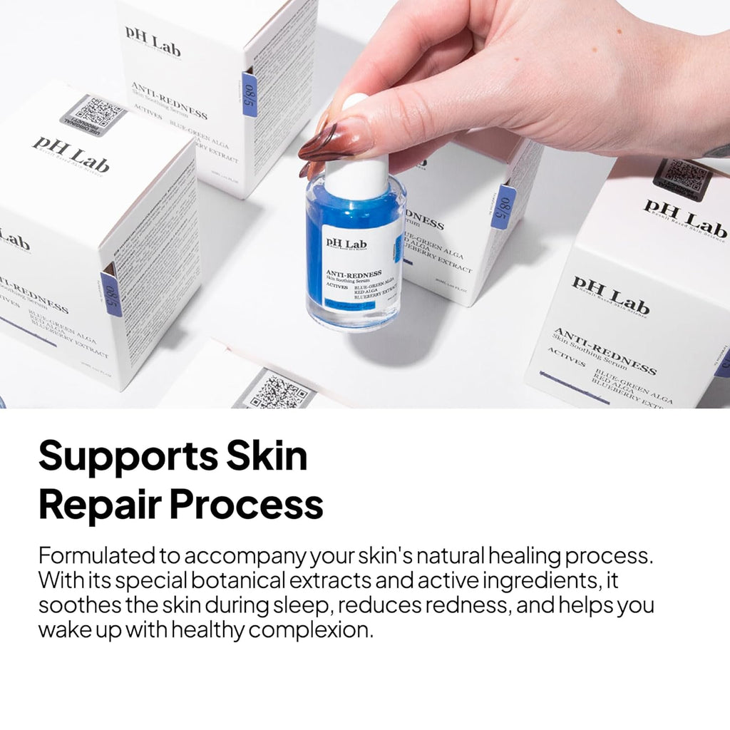 Anti Redness Serum, Reduces Capillary Cracks Appearance, Evens Skin Tone, Skin Soothing and Redness Reform Serum, 1.01 Fl Oz (Pack of 2)