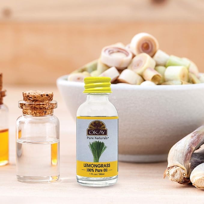 Okay 100% Pure Lemon Grass Essential Oil 1oz/30ml