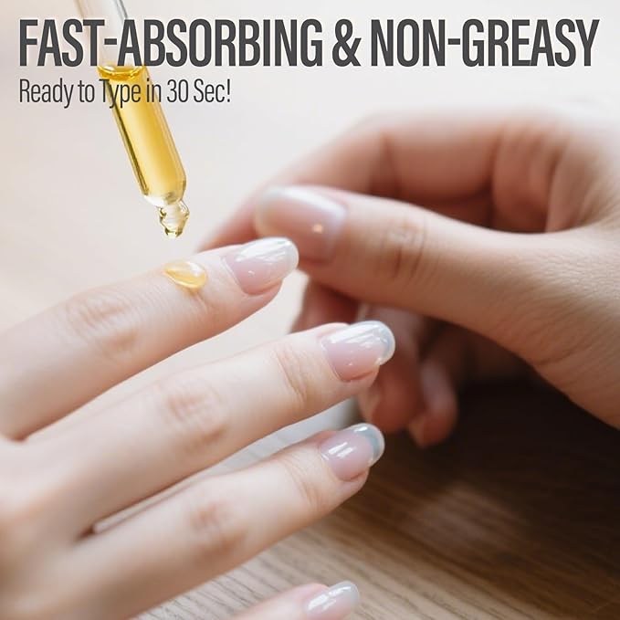 CHUCHU Nai Repair Serum: Natural Plant Growth and Strengthening Serum with Honey Milk Scent - Nail Cuticle Care for Women Men Home Salon Gift