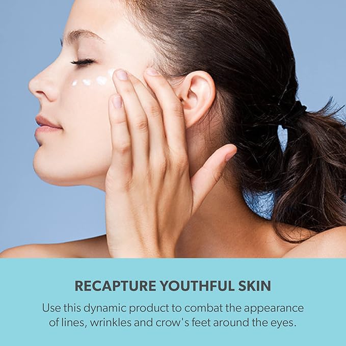 Serious Skincare - Vitamin C Eye Beauty Treatment Gel - Hyaluronic Acid & Collagen - For Undereye Lines, Wrinkles, Dark Circles - Hydrating & Soothing - C3 Plasma C Ester Biotechnology 0.5 oz.