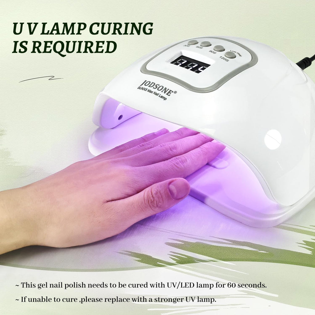 JODSONE 3Pcs 16.5ml Top Coat And Base Coat Set with Builder Gel No Wipe Top Coat Base Gel Builder for Thickening Strengthener Building Extension Need U V Lamp Cured