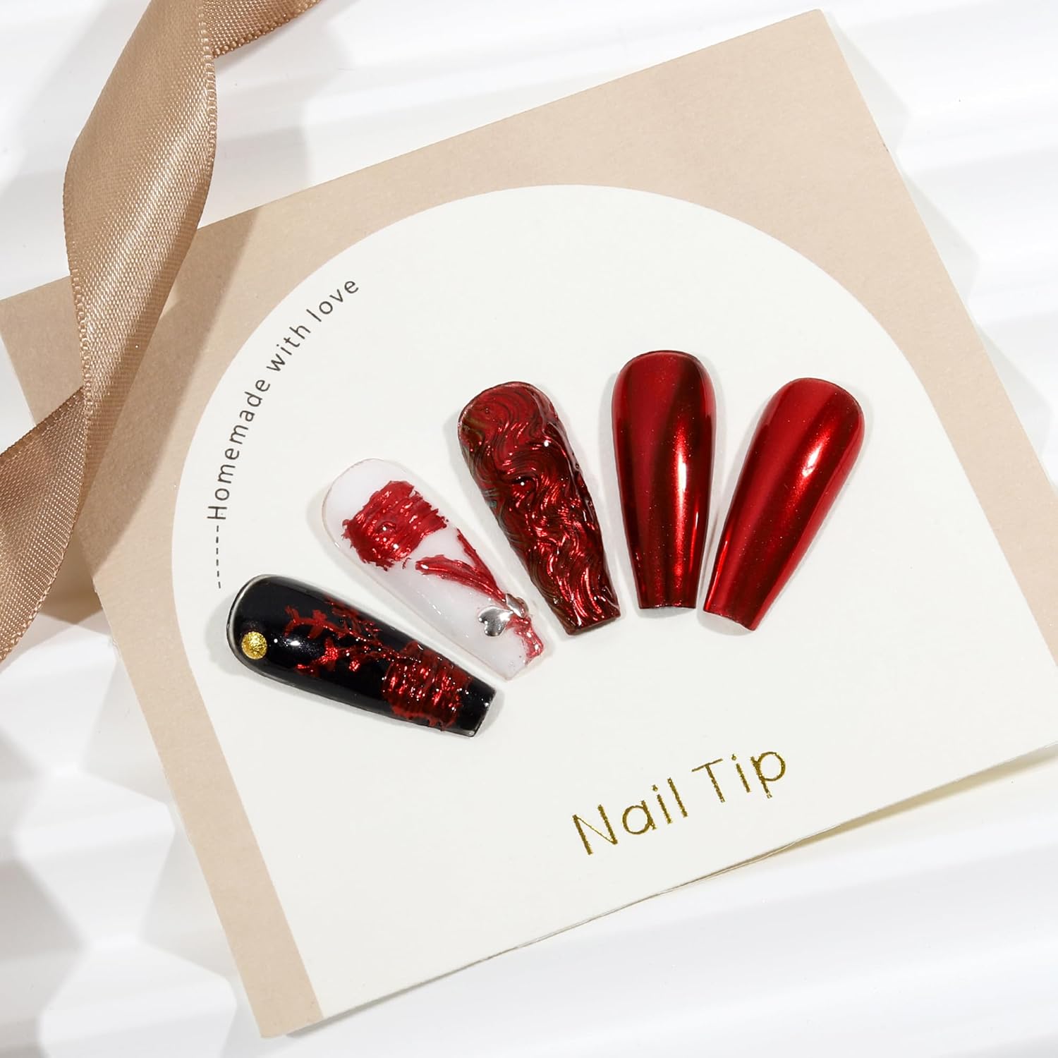 Artdone Chrome Nail Powder,Red Iridescent Aurora Powder Metallic Mirror Effect Pigment Pearlescent Mermaid Pigment Pearl Glitter Dust Kit, Nail Art Decoration, Resin Craft