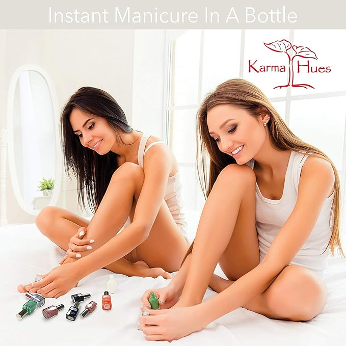 Karma Organic Nail Polish High Gloss Matte Top Coat Lacquer Fast Dry Nontoxic Cruelty-Free