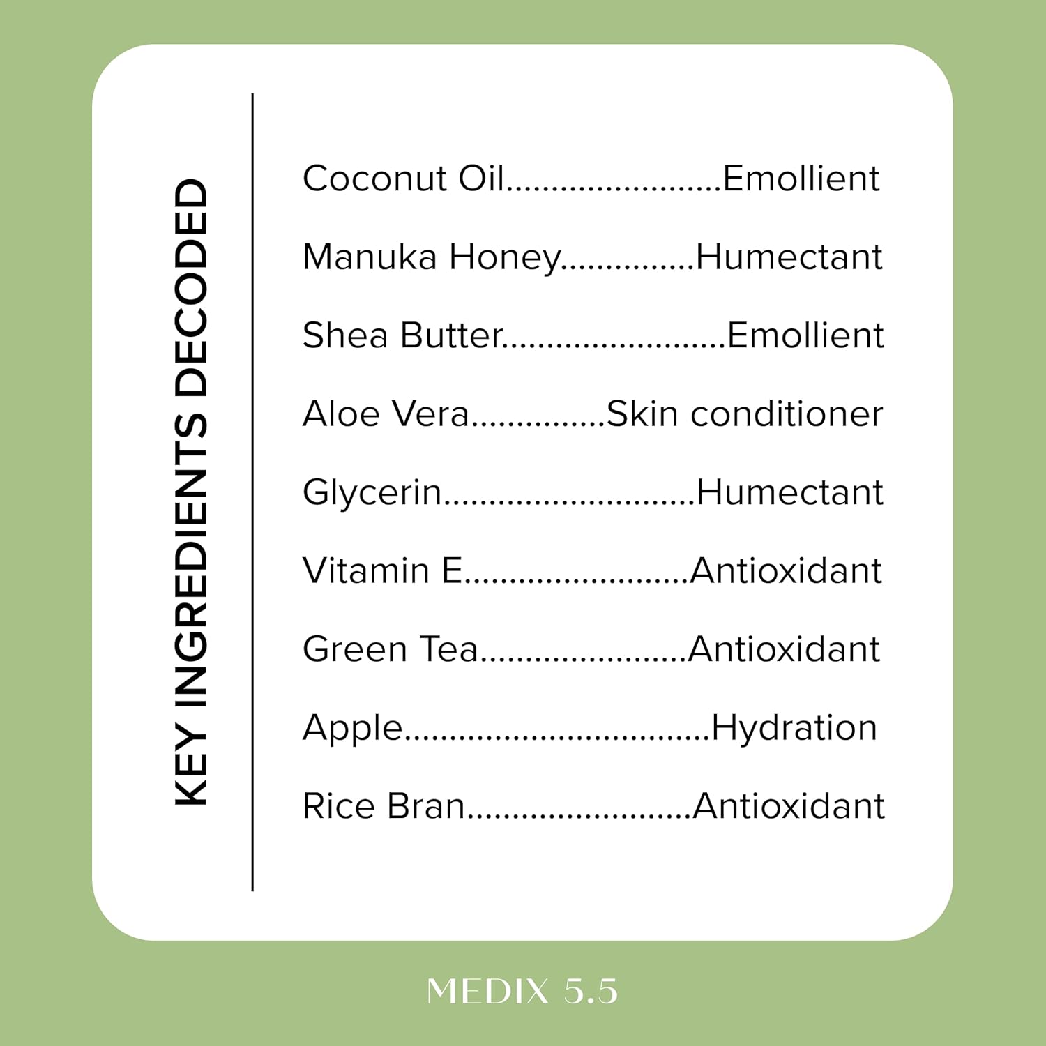 MEDIX Coconut Body Lotion + Manuka Honey Cream | Natural Coconut Oil Lotion For Women & Men | Moisturizer Cream Body Butter Skin Care Balm For Stretch Marks, Cellulite, & Dry Skin, 15 Fl Oz