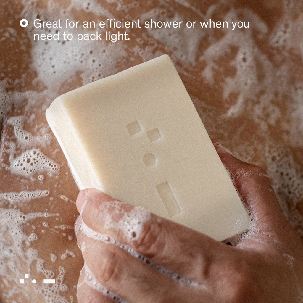 Bravo Sierra Body & Hair Bar, 2-Pack - All-In-One Shampoo & Facial Cleanser with White Vetiver & Cedarwood, 7 oz - Coconut, Shea Butter & Oat Flour for Soft Skin & Healthy Hair