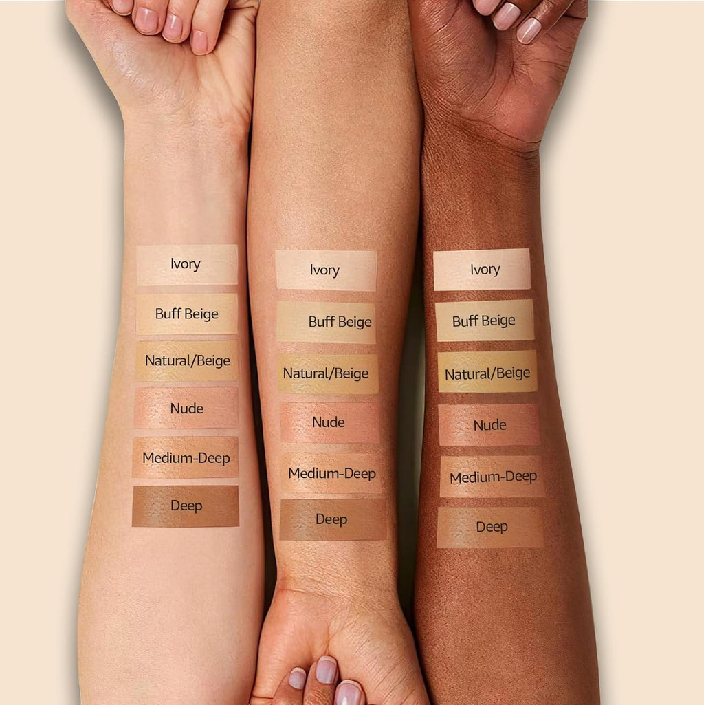 Mushroom Head Air Cushion CC Cream - BB Cream Foundation Makeup Concealer Moisturizing Oil Control, Long-Lasting & Waterproof, Easy Makeup Even Skin Tone (Ivory, 3.21 Ounce (Pack of 1))