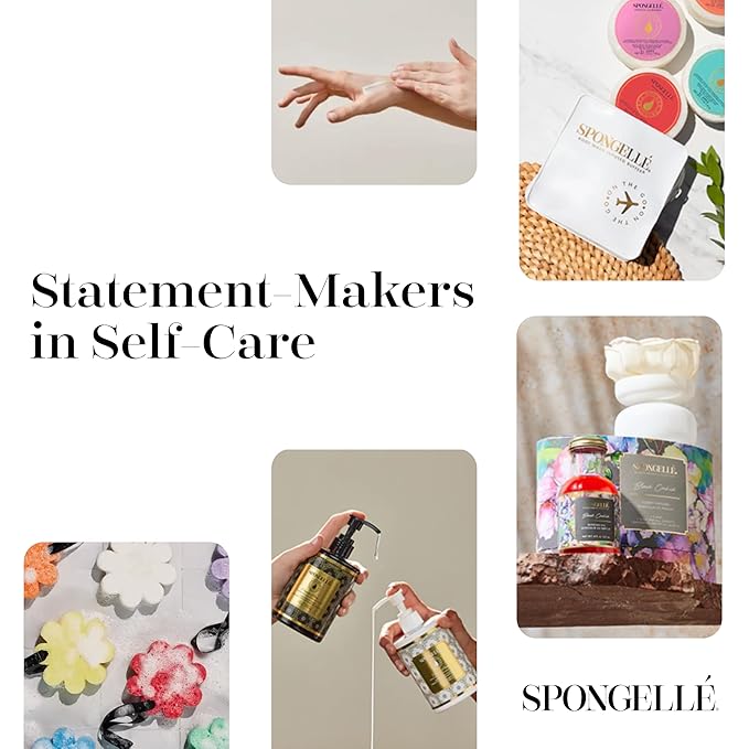 Spongelle Grapefruit Cassis Pedi Buffer| Foot Scrubber with Soap Infused Sponge | Pedicure at Home | Moisturize & Cleanse with our Exfoliating Sponge 30+ uses | Zesty Grapefruit, Cassis & Vanilla