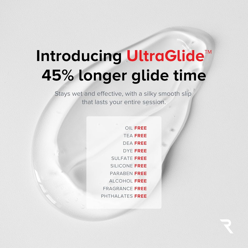 Age-Defying Microcurrent Conductive Gel with Hyaluronic Acid & Niacinamide (Vitamine B3), 8.45 fl oz - Long-Lasting, Non-Greasy, Hypoallergenic - 2 Bottles + Applicator, 8.45 fl oz / 250mL